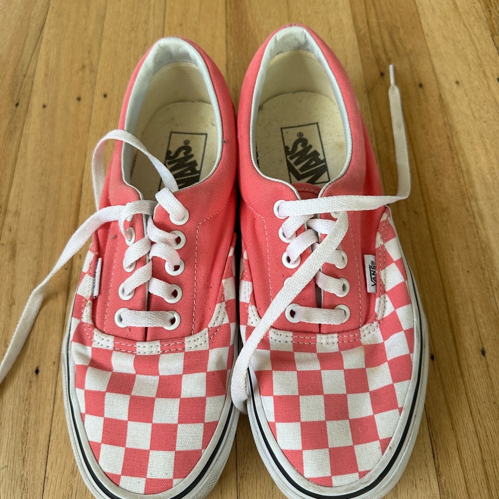 Vans Tie checkerboard pink